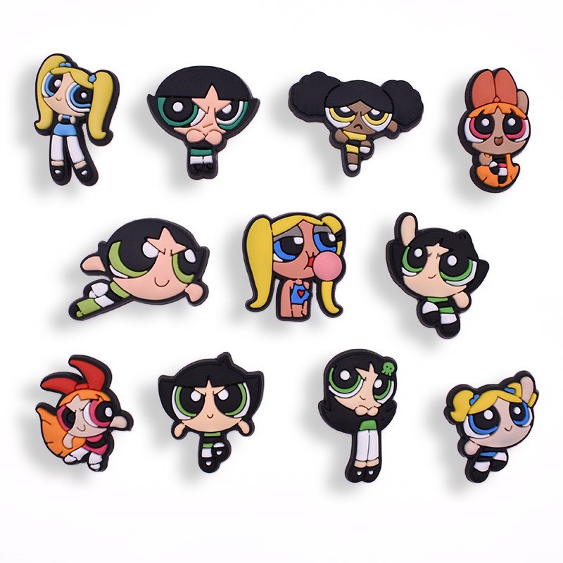 กระดุมติดรองเท้า Croc Jibz Pins หลากสีสัน DIY