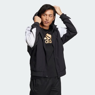 Adidas เสื้อแจ็กเก็ต BRANDLOVE WOVEN BLOCK JACKET HE7428 (Black)