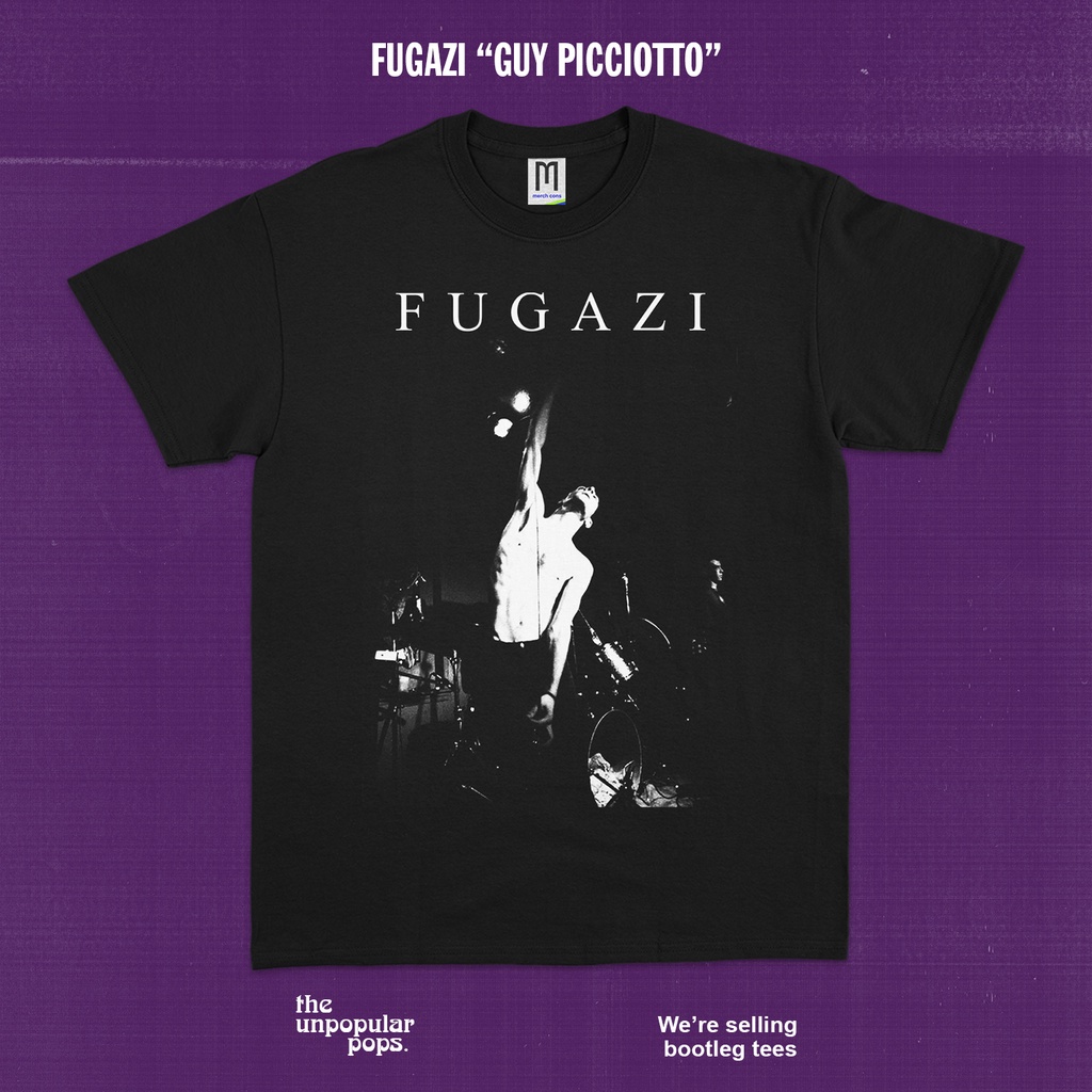 เสื้อยืดวง Fugazi - Guy Picciotto Merchcons