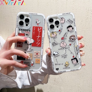 เคสโทรศัพท์มือถือแบบนิ่ม ใส ลายการ์ตูนสนูปปี้น่ารัก สําหรับ Samsung S22 S20 S21 FE Note20 Ultra S22+ S21+ S20+ A42 M42 A32 A52s A52 A72 A02 M02