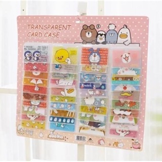 Transparent Card Case 40 pcs