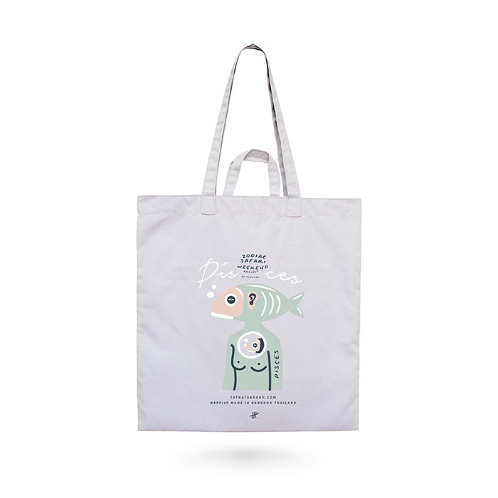 Pisces zodiac tote ถุงผ้าราศีมีน