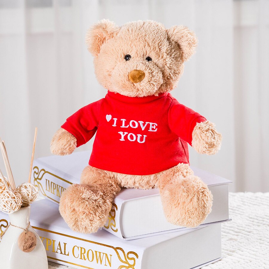 I Love You Teddy Bear With Removable T Shirt 12 Baby Doll Shopee Thailand