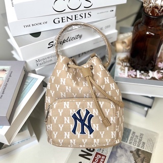 พร้อมส่ง MLB MONOGRAM Bucket Bag NEW YORK YANKEES กระเป๋าสะพายบัคเก็ต