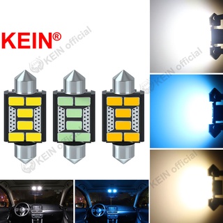Kein 2022NEW หลอดไฟ Led 31 มม. 36 มม. 39 มม. 41 มม. C5W C10W C3W สีขาวอบอุ่น สําหรับติดตกแต่งภายในรถยนต์