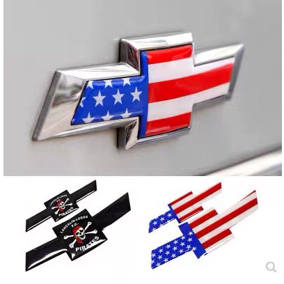 สติ๊กเกอร์ 3D ลายโจรสลัด Pirate และลายธง American สำหรับ Chevrolet Cruze ทุกรุ่นทุกปี