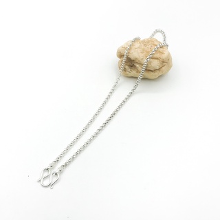 DSP สร้อยคอเงินลายห่วงผ่าหวาย เงินแท้ 925: DSP 925 Sterling Silver Chain Necklace [NSP0036]