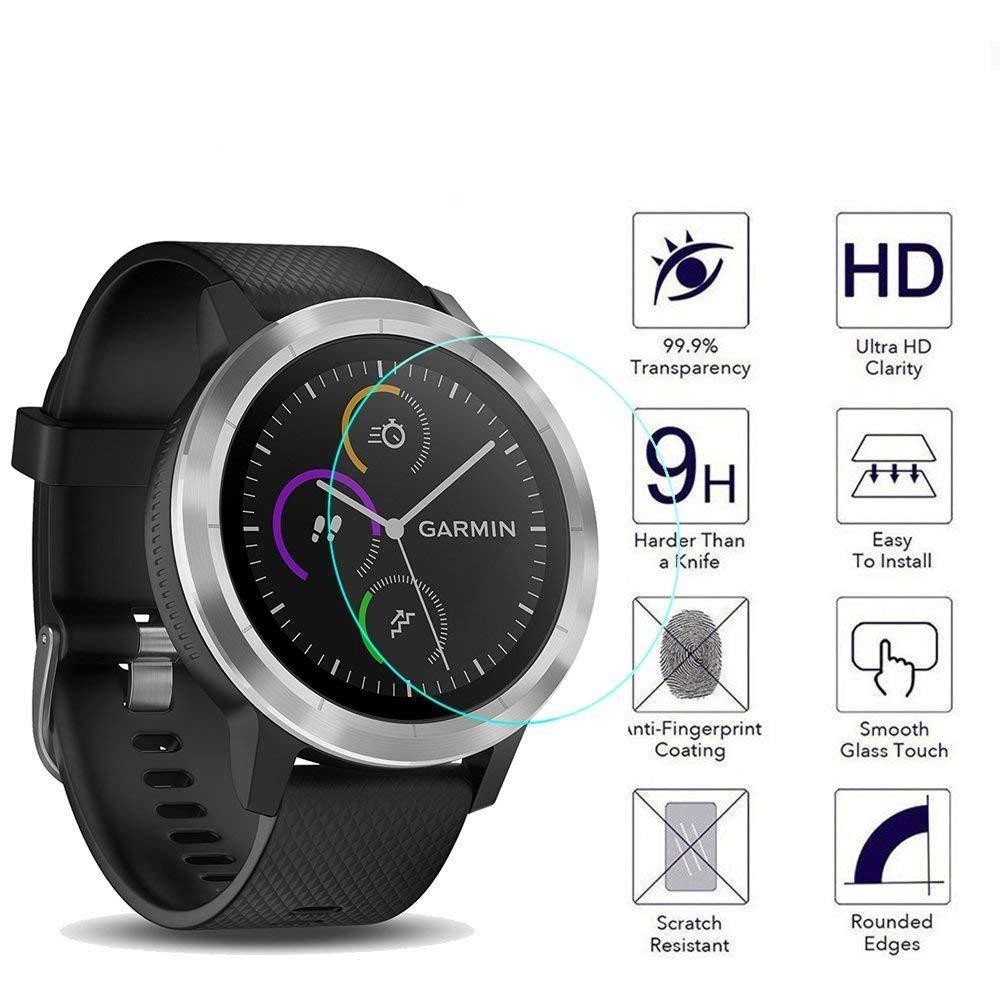 ฟิล์มกระจกนิรภัยกันรอยหน้าจอ 2.5D สําหรับ Garmin Vivoactive 3