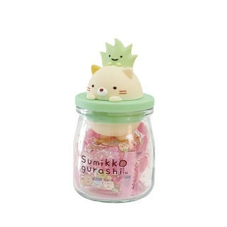 ขวดแก้วพร้อมลูกอม  candy sg&amp;friend ลาย Neko SumikkoGurashi / Sumikko Gurashi