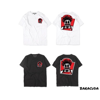 เสื้อยืดผู้ชาย เสื้อยืด BARACUDA  KFC เสื้อยืดสกรีนลาย #ค่าส่งเริ่มต้น23฿ แถมฟรีสติ๊กเกอร์ทุกตัว S-5XL