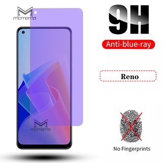 Oppo Reno 8T 7Z 7 SE Pro Reno 8 Reno 8 Lite 8Z ป้องกันแสงสีฟ้า เต็มจอ กระจกนิรภัย