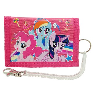 My Little Pony กระเป๋าสตางค์ แบบพับสามทบ สีรุ้ง