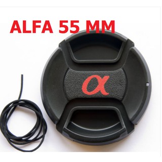 ฝาปิดหน้าเลนย์ LENS CAP SONY ALFA 55 MM