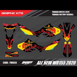 สติ๊กเกอร์วิบาก YAMAHA WR155R 2020 ทั้งคัน Graphic kit สติ๊กเกอร์เคลือบเงา สุดคุ้ม