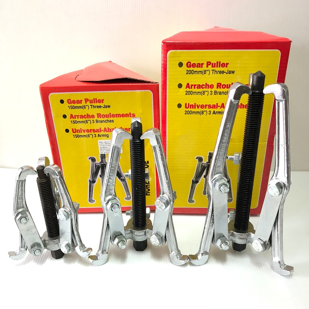 ตัวดูดลูกปืน 3ขา ชุบแข็ง 3,4,6,8 นิ้ว Horse shoe สามขาดูดลูกปืน เหล็กดูดลูกปืน สามขา ดูดมู่เล่ ดูดเฟือง ดูดลูกปืนทุ่น