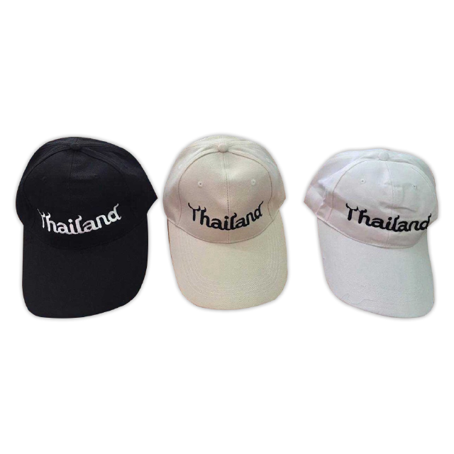 (ด่วน ใช้โค้ดSMES0196ลดเหลือ 0 บาท) หมวกแก๊ป ปักลายThailand มี6สี ให้เลือก พร้อมส่ง