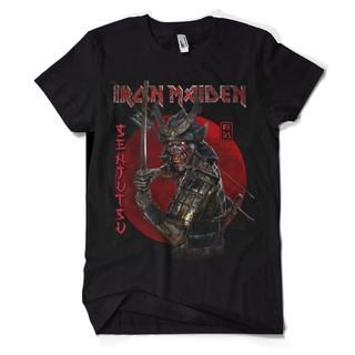 พร้อมส่ง เสื้อยืดลําลอง ผ้าฝ้าย 100% แขนสั้น พิมพ์ลาย Iron Maiden - Senjutsu Original โอเวอร์ไซซ์ สีดํา พลัสไซซ์ XS-XXXL สําหรับผู้ชาย ผู้หญิง ของขวัญวันเกิด