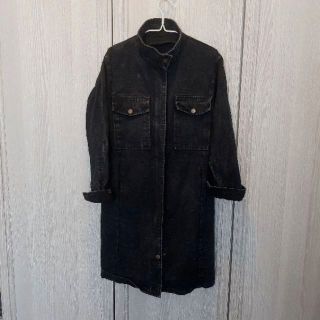 Black denim coat  💙 ซื้อจากญี่ปุ่นกันหนาวได้ 10 ต้นๆ ใส่เมืองไทยได้ค่ะ