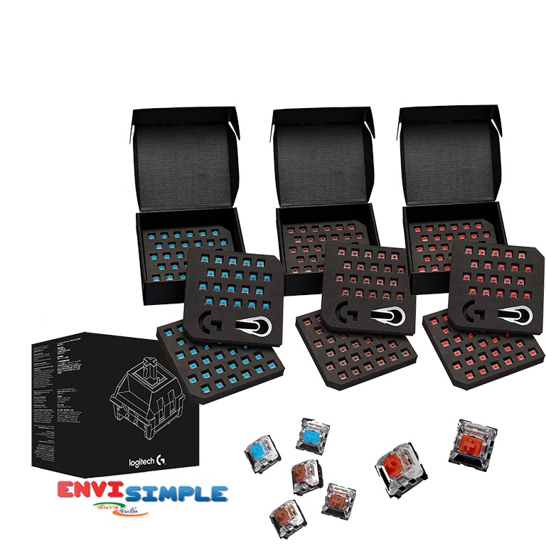 Logitech G Pro X Mechanical Gaming Keyboard Switch Kit (GX RED Linear