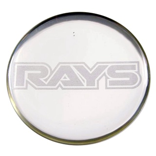สติกเกอร์ติดดุมล้อ RAYS ขนาด 39mm. 1 ชุดมี 4 ชิ้น