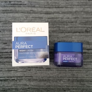 Loreal Aura Perfect Night Cream 50ml ลอรีอัล ออร่า เพอร์เฟ็คท์ ไนท์ ครีม 50มล.