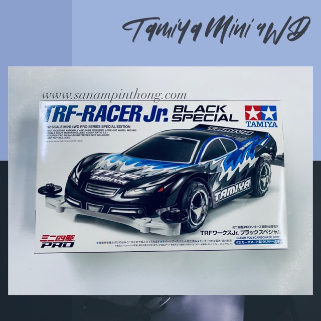 Mini 4WD - Tamiya Item #95550 - TRF Racer Jr. Black special.