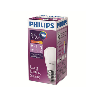 🔥*พร้อมส่ง*🔥 หลอดไฟ LED 3 วัตต์ Warm White PHILIPS รุ่น LEDBULB P45 E27 Light Bulbs