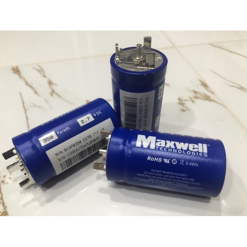 Maxwell Supercapacitor 350 F 2.7 VDC ของแท้