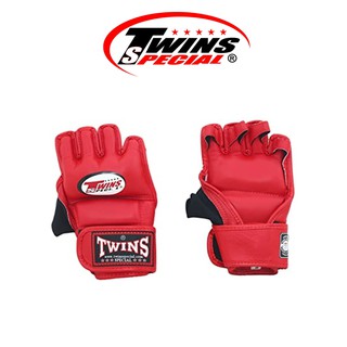 ถุงมือ สำหรับฝึกซ้อมมวย ทวินส์  Twins Special Grappling Gloves MMA GGL-3 color red