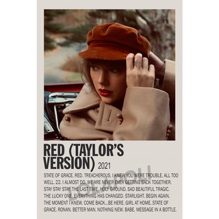 โปสเตอร์อัลบั้ม Red เวอร์ชั่น Taylor