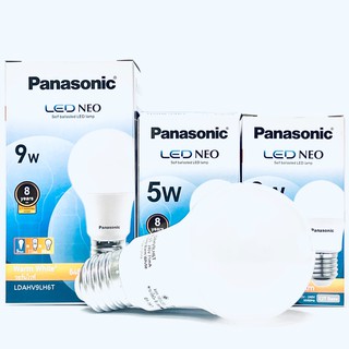 หลอดไฟLed หลอดไฟ หลอดไฟโคมไฟ หลอดไฟpanasonic 3W 5W 9W แสงขาว