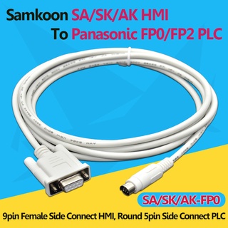 Yy SA/SK/AK-FP0 สายเคเบิลโปรแกรมมิ่ง HMI FP0 FP1 Series PLC