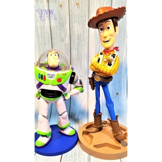 [ มือสอง งานแท้ ญี่ปุ่น ] Buzz Lightyear &amp; Woody บัซ ไลท์เยียร์ &amp; วู้ดดี้  9" - 12" มีฐาน