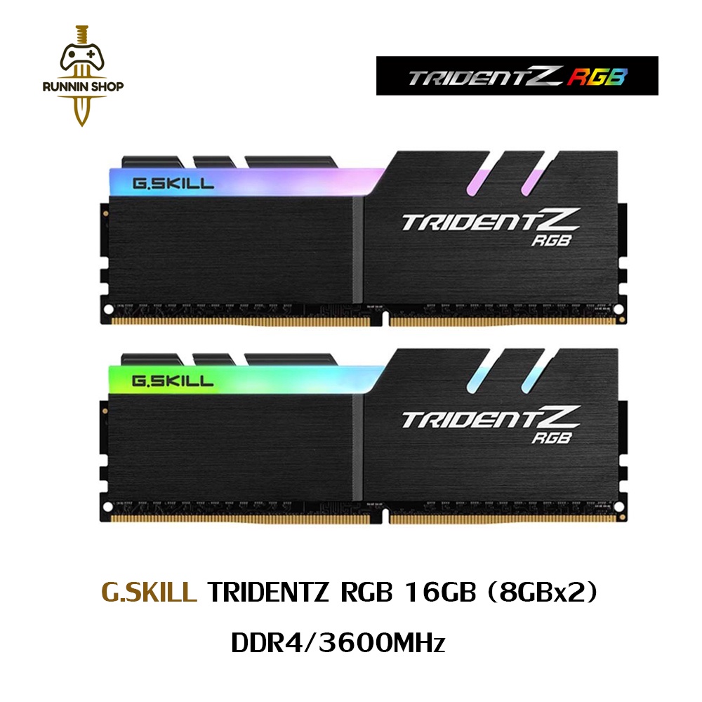 [สินค้ามือสอง] G.SKILL TRIDENT Z RGB 16GB (8GBx2) DDR4 3600MHz
