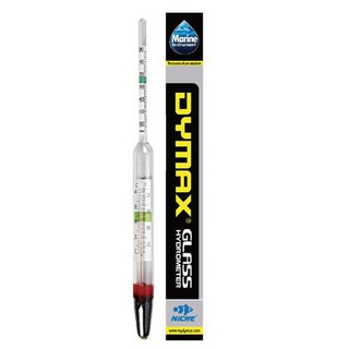 Dymax ปรอท วัดความเค็ม และ อุณภูมิ Glass Hydrometer