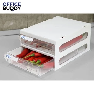Orca ออร์ก้า ตู้อเนกประสงค์ A5 รุ่น CFA-2 โครงขาวทึบ ลิ้นชักขาวใส (ใส่ A4 ไม่ได้)