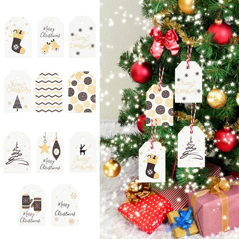 EV 100 ชิ้นรางวัลอ่านสุ่มสําหรับที่คั่นหนังสือโรงเรียนปรารถนาการ์ดคริสต์มาส