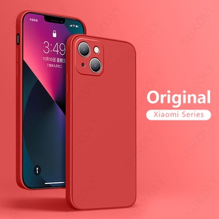 เคสซิลิโคนนิ่ม ขอบสี่เหลี่ยม ป้องกันกล้อง สําหรับ Xiaomi Mi 9T 10T 11 Lite Poco M3 F2 F3 X3 Pro