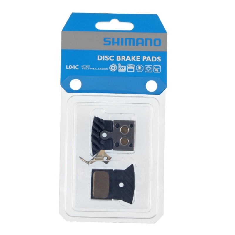 Shimano L04C Metal ผ้าเบรค ดิสเบรค Dura-ace, Ultegra,105 สำหรับจักรยานเสือหมอบ มั่นใจใช้สินค้าของแท้