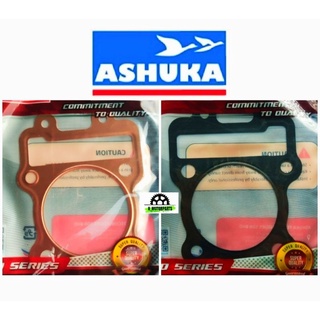 Kriss หัวปะเก็นทองแดง RCM ASHUKA RACING 65 มม. 62 มม. 60 มม. ASHUKA kriss110 kriss1 kriss2 STD 57 60 62 65 มม. สีดํา