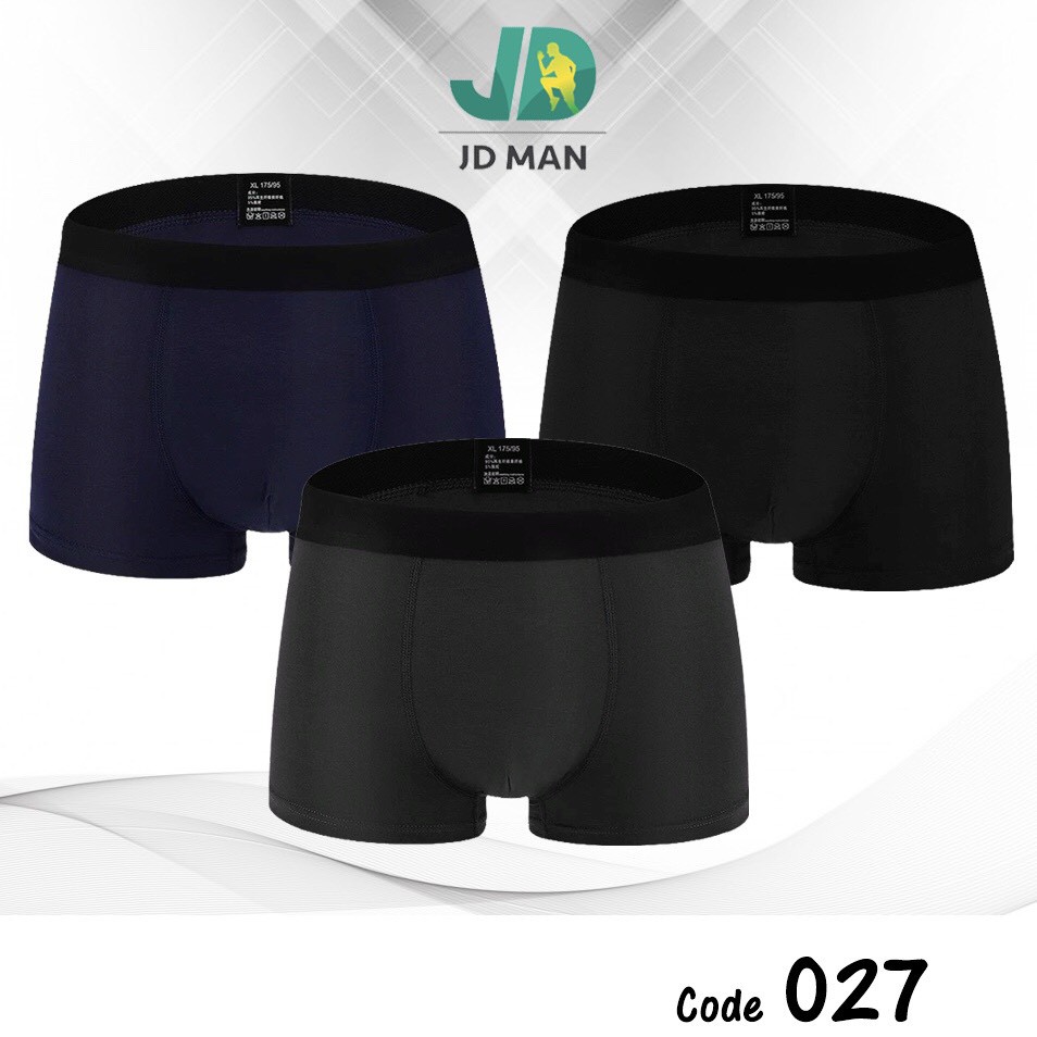 JD man กางเกงในชาย เนื้อผ้า modal และ ผ้า ice silk นุ่ม ใส่สบาย ระบายอากาศได้ดี