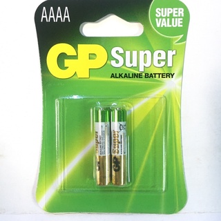 GP 4A Battery Super Alkaline AAAA x2(2ก้อน) หมดอายุ2024