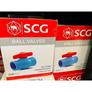 ข้อต่อPVC SCG บอลวาล์ว BALL VALVE  1 1/4นิ้ว