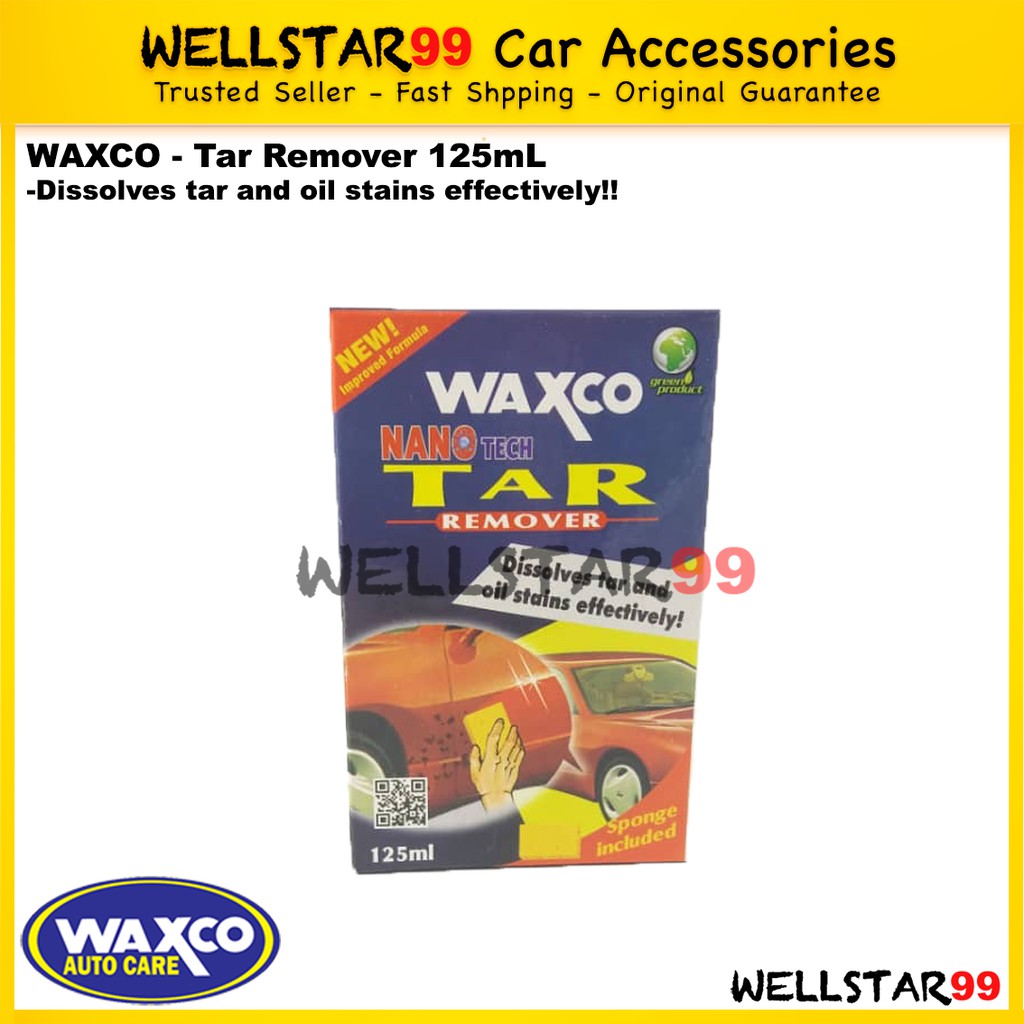 Waxco Tar Remover Oil Grease Tar Stain 125mL