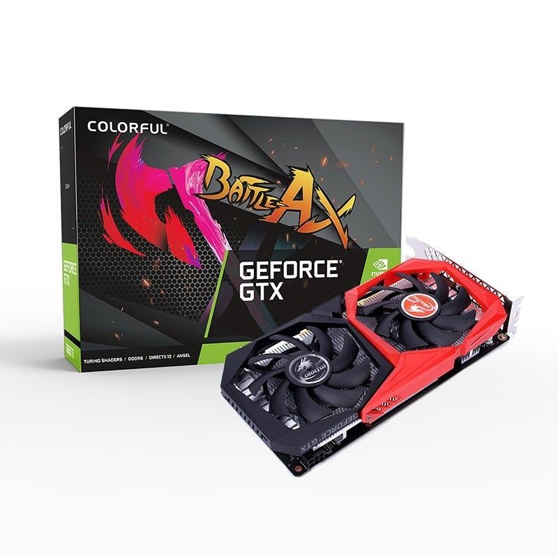 การ์ดจอ Nvidia Geforce GTX 1650 4GB DDR6 Colorful