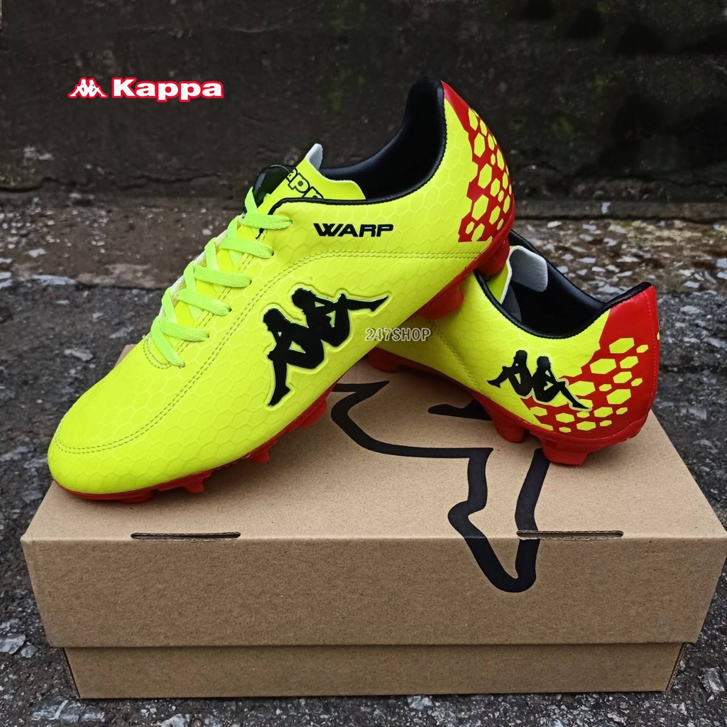 รองเท้าฟุตบอล KAPPA รุ่น WARP FG สีเหลือง/แดง GF-15F6-YR