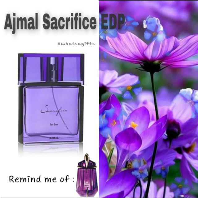 น้ำหอมแท้ Ajmal Sacrifice for her EDP ( Note คล้าย Mugler Alien)