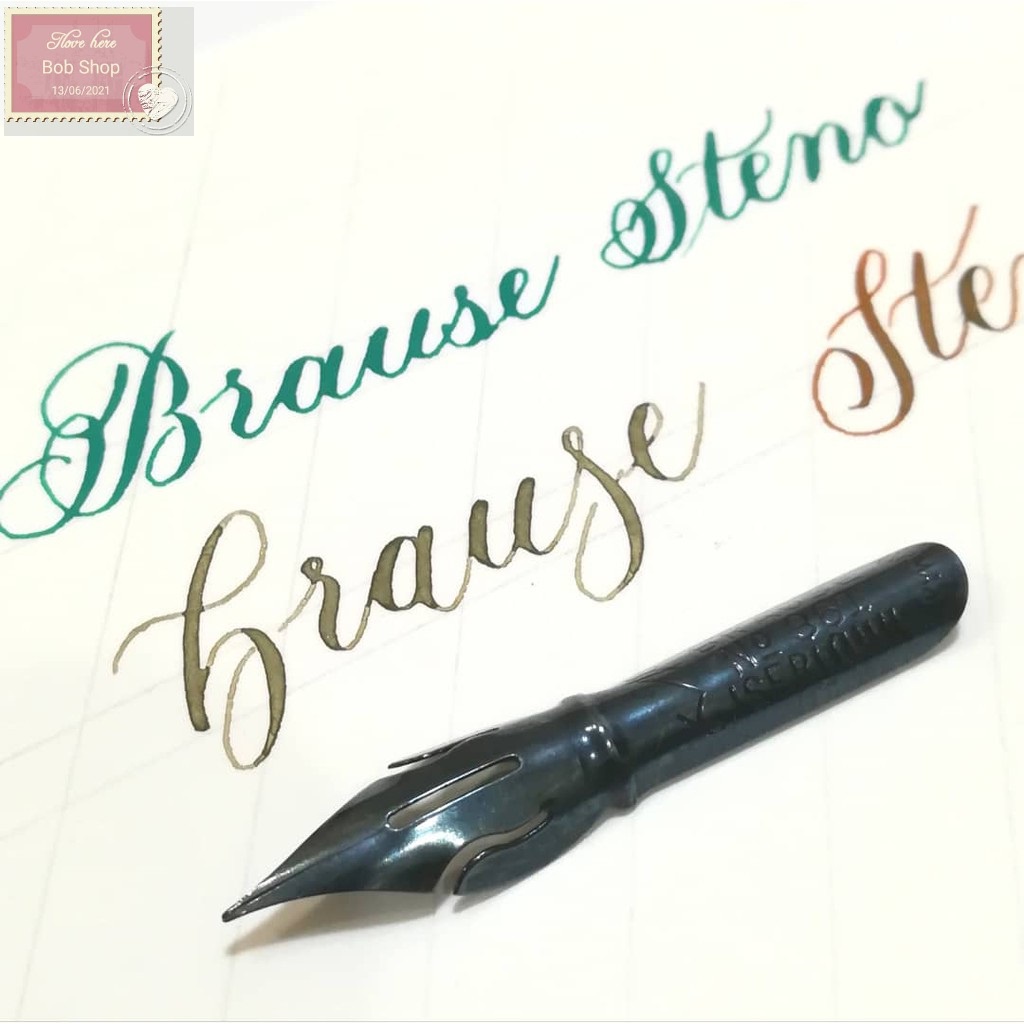 Brause Steno 361 (Blue Pumpkin) ปลายปากกาประดิษฐ์ตัวอักษร