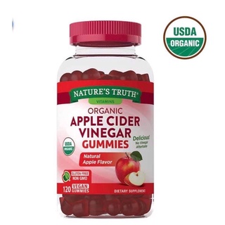 วิตามิน Natures Truth Apple Cider Vinegar 500mg 120 Gummies