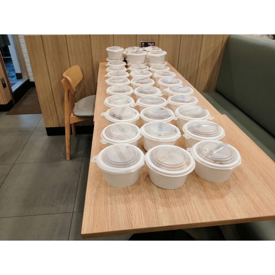 (ถ้วย+ฝา50ชุด) ถ้วยกระดาษ 2ชั้น ชามข้าว กระดาษ แยกช่อง ใส่ข้าว แยกกับข้าว ขาว คราฟท์ thefoodbox ราคา ถูกที่สุด ดีลบีเคเค แกลเลอรีภาพที่ 7